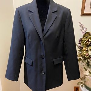 Black Blazer. 100% poly blazer.